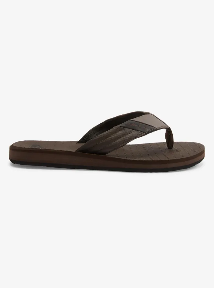 Men Quiksilver Sandals Carver Tropics Sandals Brownbrownblack Men Quiksilver Sandals Carver Tropics Sandals Brownbrownblack