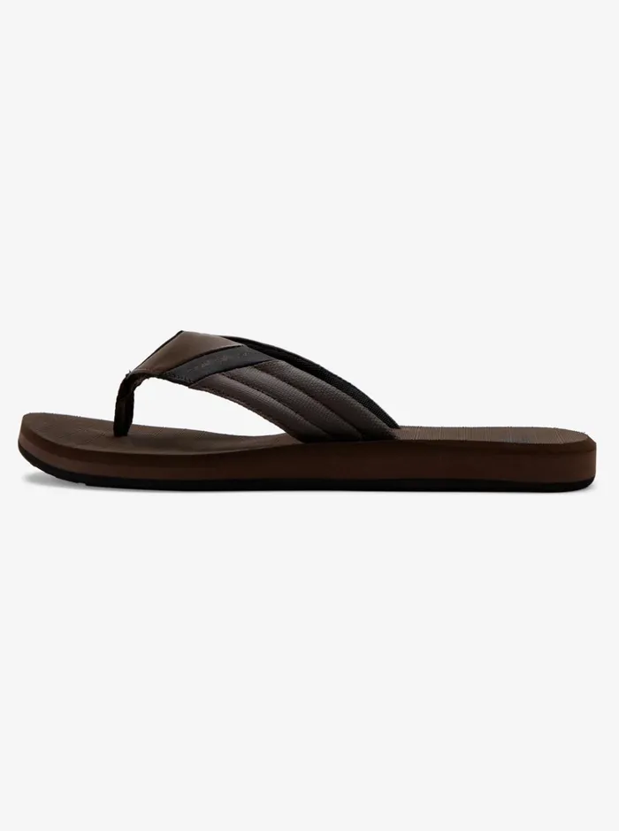 Men Quiksilver Sandals Carver Tropics Sandals Brownbrownblack Men Quiksilver Sandals Carver Tropics Sandals Brownbrownblack