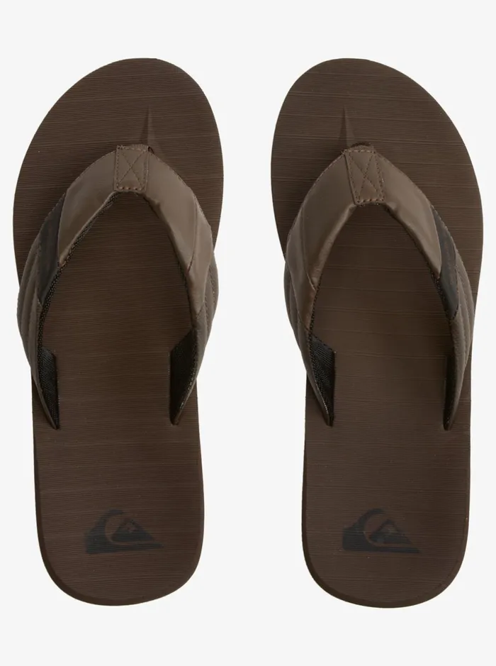 Men Quiksilver Sandals Carver Tropics Sandals Brownbrownblack Men Quiksilver Sandals Carver Tropics Sandals Brownbrownblack