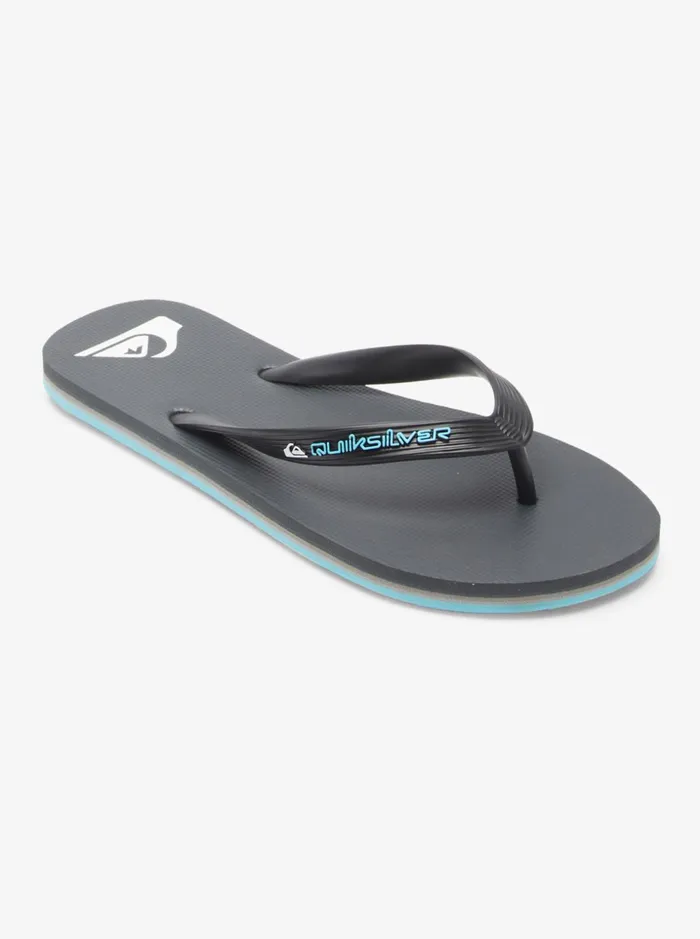 Men Quiksilver Sandals Molokai Core FlipFlops Grey 4