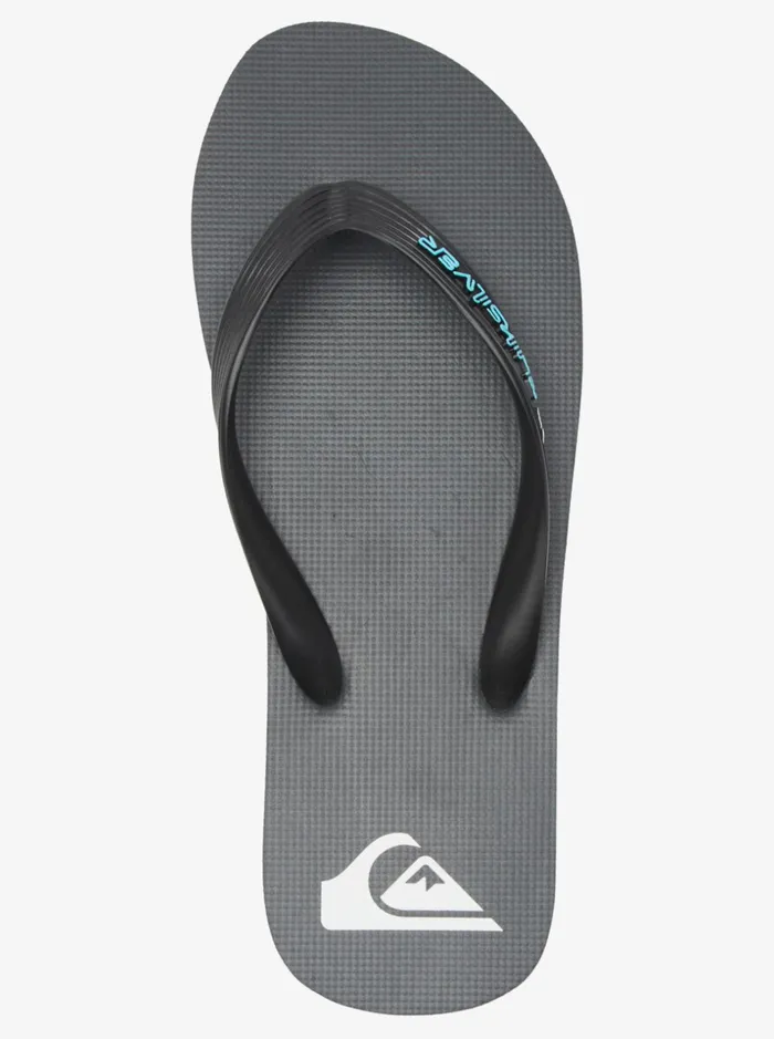 Men Quiksilver Sandals Molokai Core FlipFlops Grey 4 Men Quiksilver Sandals Molokai Core FlipFlops Grey 4