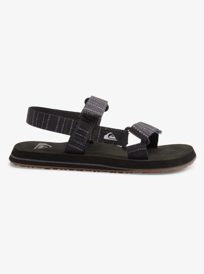 Men Quiksilver Sandals Monkey Caged Sandals Greygreyblack Men Quiksilver Sandals Monkey Caged Sandals Greygreyblack