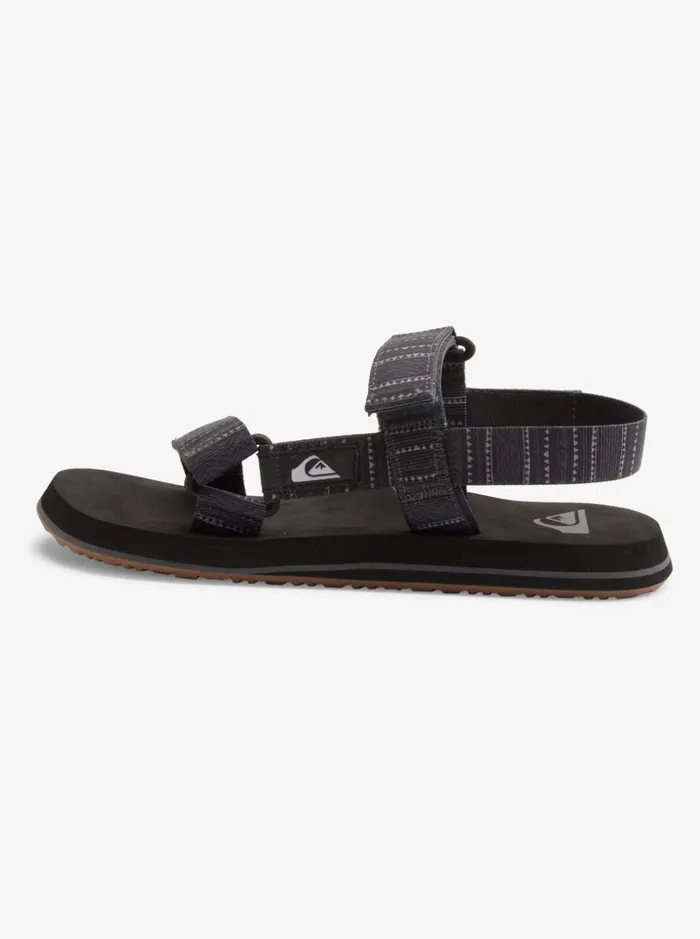 Men Quiksilver Sandals Monkey Caged Sandals Greygreyblack Men Quiksilver Sandals Monkey Caged Sandals Greygreyblack
