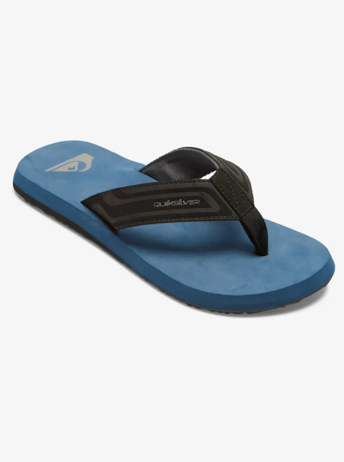 Men Quiksilver Sandals Monkey Wrench Core Slide Sandals Blue 1