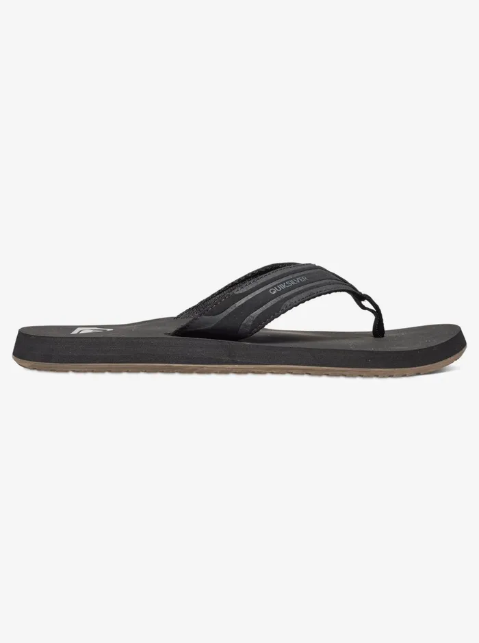 Men Quiksilver Sandals Monkey Wrench Sandals Blackblackbrown Men Quiksilver Sandals Monkey Wrench Sandals Blackblackbrown