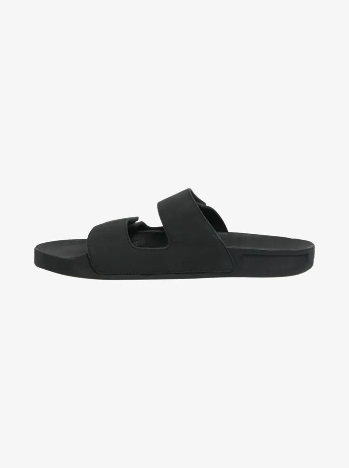 Men Quiksilver Sandals Rivi Leather Double Adjust Sandals Black 1 Men Quiksilver Sandals Rivi Leather Double Adjust Sandals Black 1