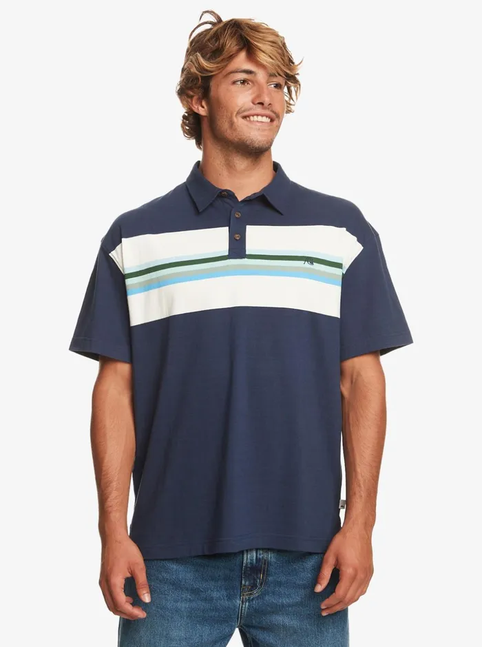 Men Quiksilver Shirts and Polos Alloy Days Short Sleeve Polo Shirt Alloy Days Naval Academy Men Quiksilver Shirts and Polos Alloy Days Short Sleeve Polo Shirt Alloy Days Naval Academy