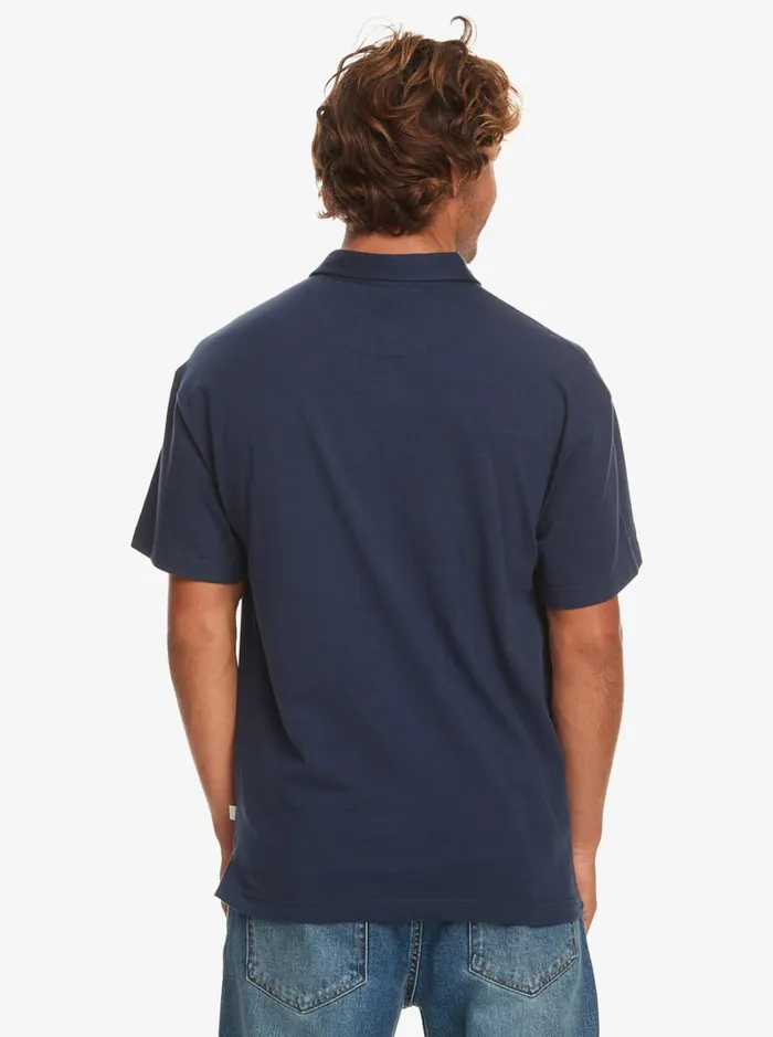 Men Quiksilver Shirts and Polos Alloy Days Short Sleeve Polo Shirt Alloy Days Naval Academy Men Quiksilver Shirts and Polos Alloy Days Short Sleeve Polo Shirt Alloy Days Naval Academy