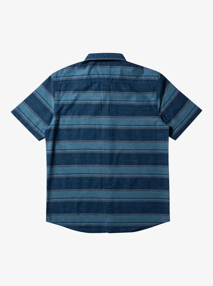 Men Quiksilver Shirts and Polos Cali Sunrise Short Sleeve Shirt Midnight Navy Cali Str Men Quiksilver Shirts and Polos Cali Sunrise Short Sleeve Shirt Midnight Navy Cali Str