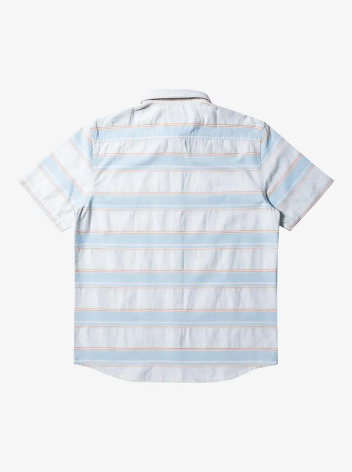 Men Quiksilver Shirts and Polos Cali Sunrise Short Sleeve Shirt Sky Blue Cali Str Men Quiksilver Shirts and Polos Cali Sunrise Short Sleeve Shirt Sky Blue Cali Str