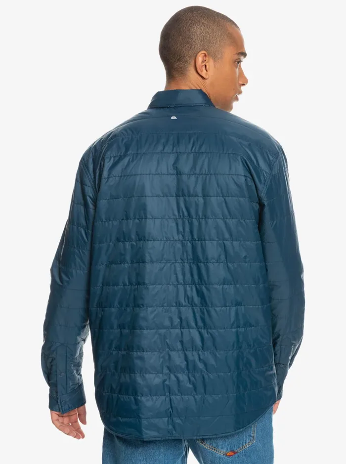 Men Quiksilver Shirts and Polos Free Climb Insulated Reversible Flannel Shirt Insignia Blue Free Climb Men Quiksilver Shirts and Polos Free Climb Insulated Reversible Flannel Shirt Insignia Blue Free Climb