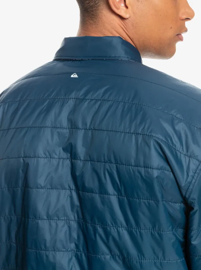 Men Quiksilver Shirts and Polos Free Climb Insulated Reversible Flannel Shirt Insignia Blue Free Climb Men Quiksilver Shirts and Polos Free Climb Insulated Reversible Flannel Shirt Insignia Blue Free Climb