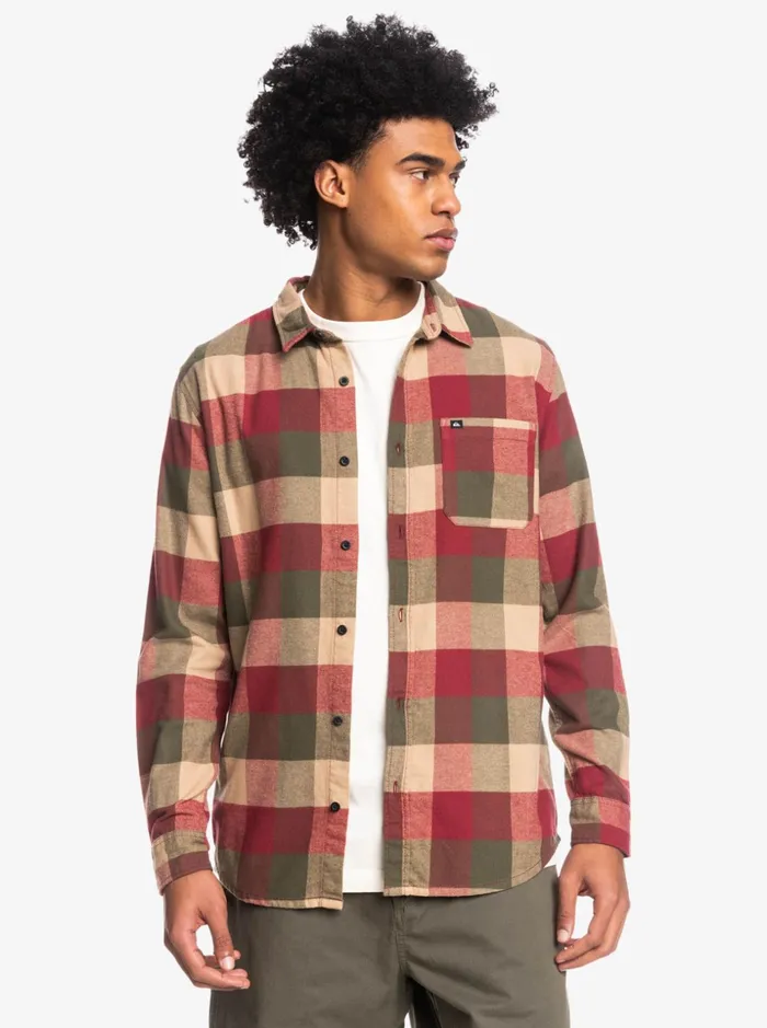 Men Quiksilver Shirts and Polos Motherfly Long Sleeve Flannel Shirt Ruby Wine Motherfly Men Quiksilver Shirts and Polos Motherfly Long Sleeve Flannel Shirt Ruby Wine Motherfly