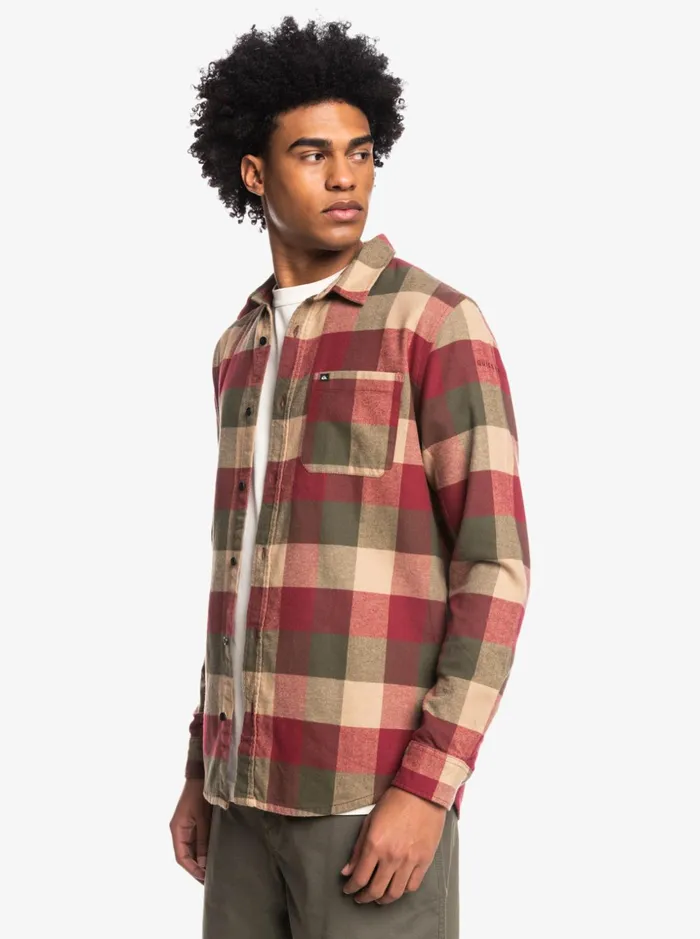 Men Quiksilver Shirts and Polos Motherfly Long Sleeve Flannel Shirt Ruby Wine Motherfly Men Quiksilver Shirts and Polos Motherfly Long Sleeve Flannel Shirt Ruby Wine Motherfly