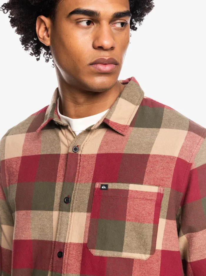 Men Quiksilver Shirts and Polos Motherfly Long Sleeve Flannel Shirt Ruby Wine Motherfly Men Quiksilver Shirts and Polos Motherfly Long Sleeve Flannel Shirt Ruby Wine Motherfly