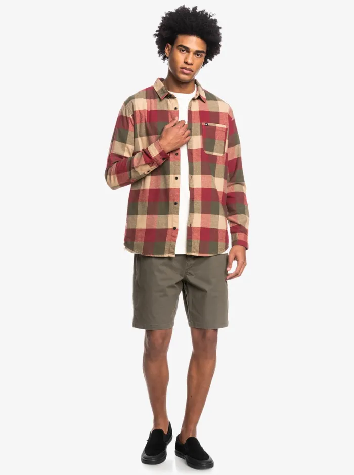 Men Quiksilver Shirts and Polos Motherfly Long Sleeve Flannel Shirt Ruby Wine Motherfly Men Quiksilver Shirts and Polos Motherfly Long Sleeve Flannel Shirt Ruby Wine Motherfly