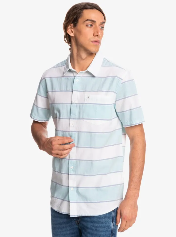 Men Quiksilver Shirts and Polos Prime Time Short Sleeve Shirt White Prime Time Men Quiksilver Shirts and Polos Prime Time Short Sleeve Shirt White Prime Time