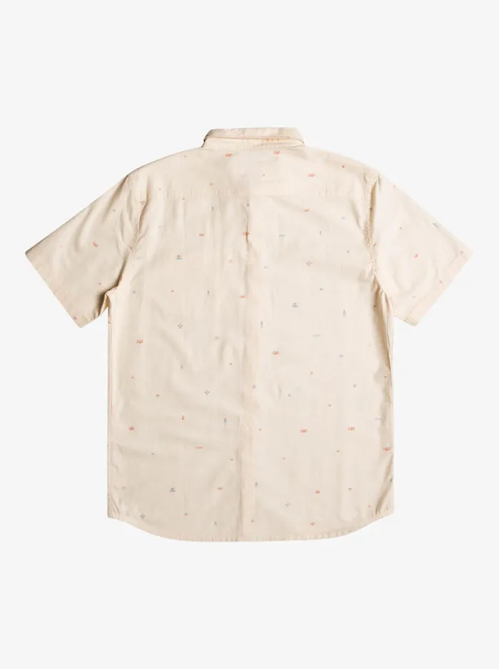 Men Quiksilver Shirts and Polos Spaced Out Short Sleeve Shirt Birch Spaced Out Men Quiksilver Shirts and Polos Spaced Out Short Sleeve Shirt Birch Spaced Out