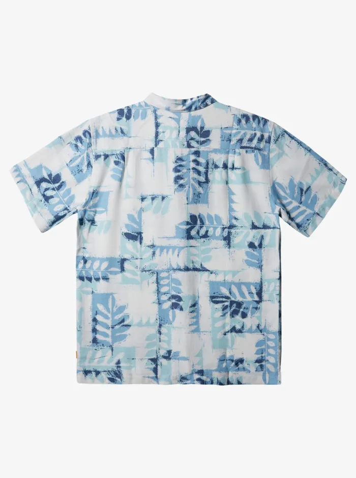 Men Quiksilver Shirts and Polos Waterman Canoes Reef Technical Short Sleeve Shirt Dusk Blue Canoes Reef W Men Quiksilver Shirts and Polos Waterman Canoes Reef Technical Short Sleeve Shirt Dusk Blue Canoes Reef W