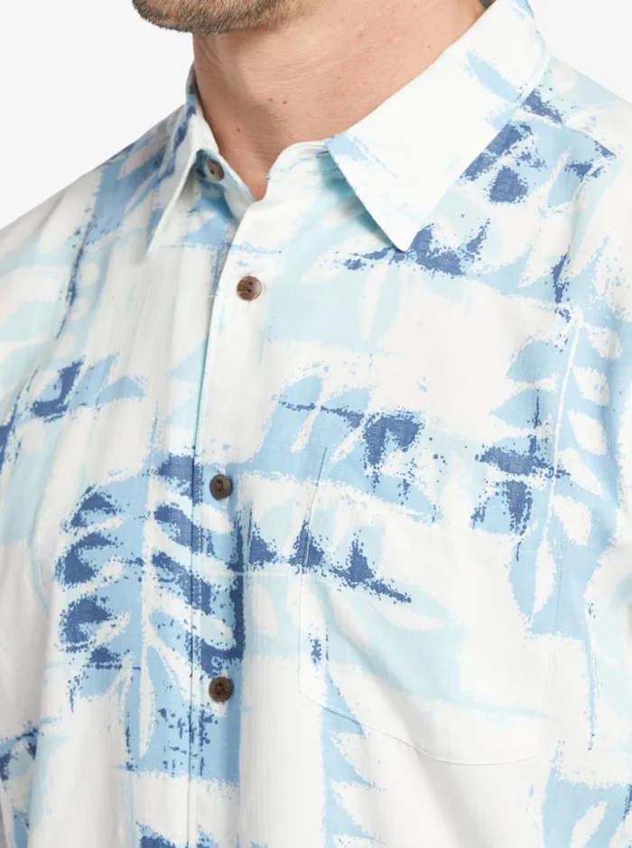 Men Quiksilver Shirts and Polos Waterman Canoes Reef Technical Short Sleeve Shirt Dusk Blue Canoes Reef W Men Quiksilver Shirts and Polos Waterman Canoes Reef Technical Short Sleeve Shirt Dusk Blue Canoes Reef W