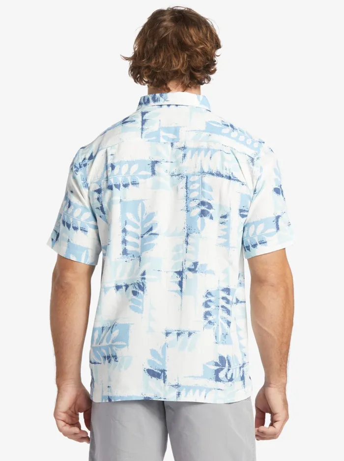 Men Quiksilver Shirts and Polos Waterman Canoes Reef Technical Short Sleeve Shirt Dusk Blue Canoes Reef W Men Quiksilver Shirts and Polos Waterman Canoes Reef Technical Short Sleeve Shirt Dusk Blue Canoes Reef W