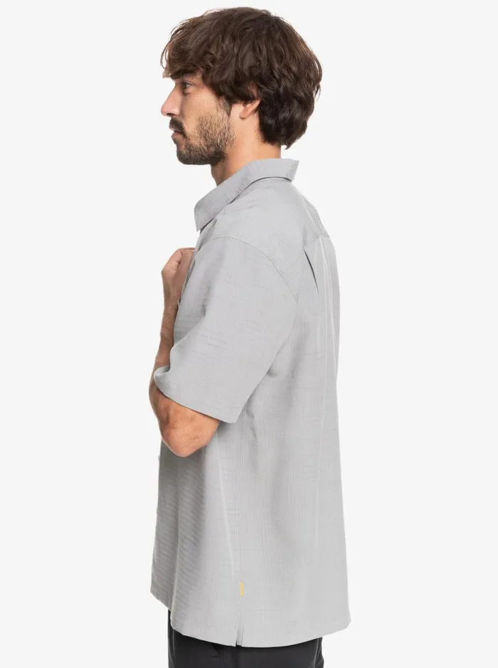 Men Quiksilver Shirts and Polos Waterman Centinela Premium AntiWrinkle Shirt Flint Gray Centinella Men Quiksilver Shirts and Polos Waterman Centinela Premium AntiWrinkle Shirt Flint Gray Centinella
