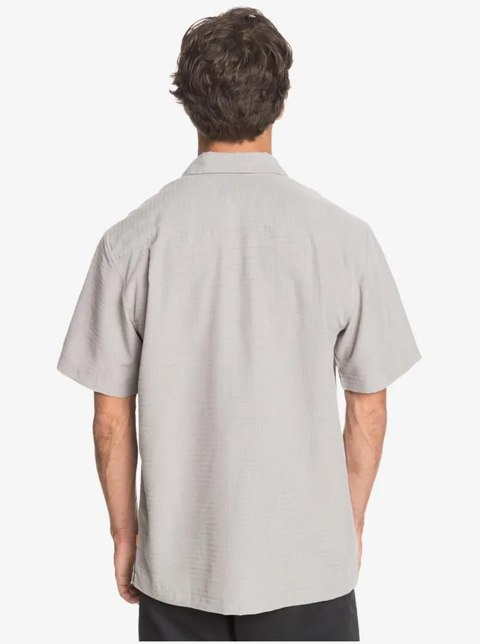 Men Quiksilver Shirts and Polos Waterman Centinela Premium AntiWrinkle Shirt Flint Gray Centinella Men Quiksilver Shirts and Polos Waterman Centinela Premium AntiWrinkle Shirt Flint Gray Centinella