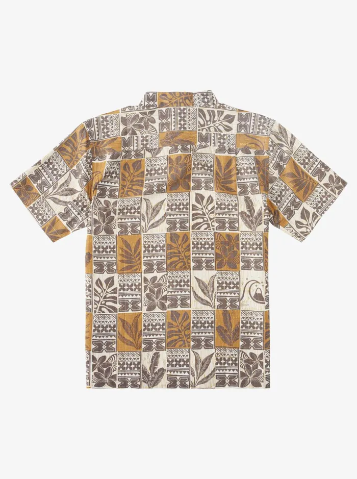 Men Quiksilver Shirts and Polos Waterman Leaf Boxes Hawaiian Shirt Brown Rice Leaf Boxes Men Quiksilver Shirts and Polos Waterman Leaf Boxes Hawaiian Shirt Brown Rice Leaf Boxes