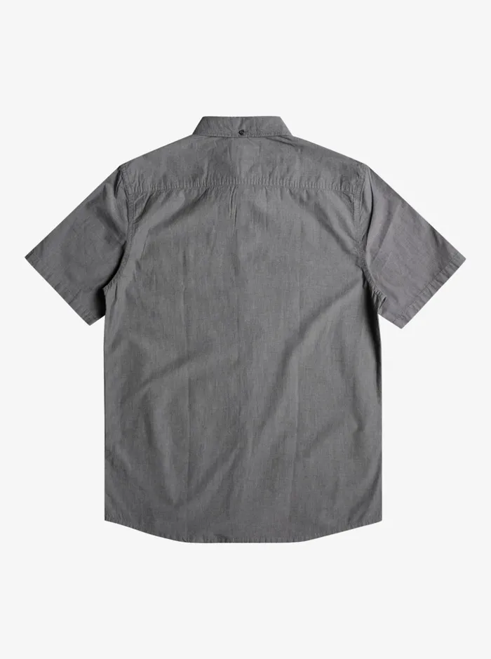 Men Quiksilver Shirts and Polos Winfall Short Sleeve Shirt Black Men Quiksilver Shirts and Polos Winfall Short Sleeve Shirt Black