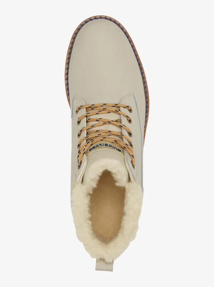 Men Quiksilver Shoes Mission V Leather Laceup Winter Boots Tan 1 Men Quiksilver Shoes Mission V Leather Laceup Winter Boots Tan 1