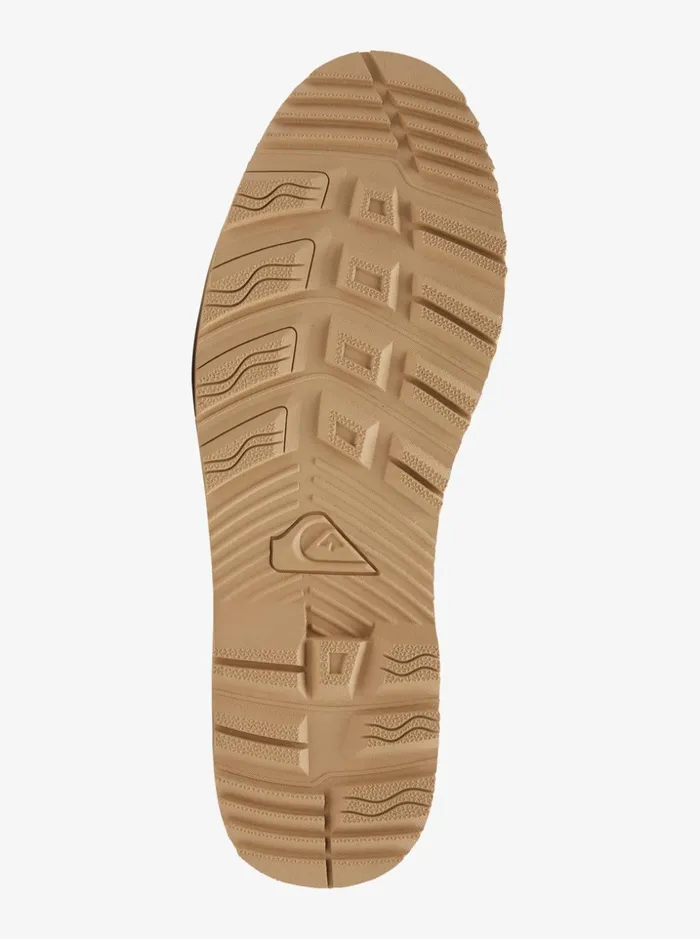 Men Quiksilver Shoes Mission V Leather Laceup Winter Boots Tan 1 Men Quiksilver Shoes Mission V Leather Laceup Winter Boots Tan 1