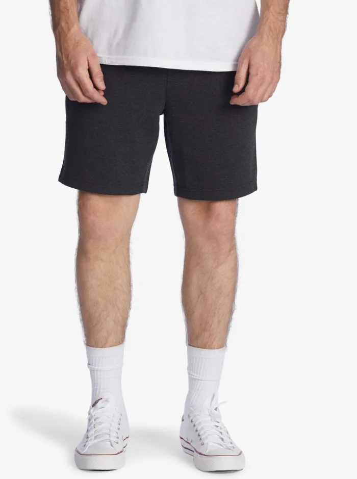 Men Quiksilver Shorts and Amphibians Stepoff Sweatshorts Dark Grey Heather Men Quiksilver Shorts and Amphibians Stepoff Sweatshorts Dark Grey Heather