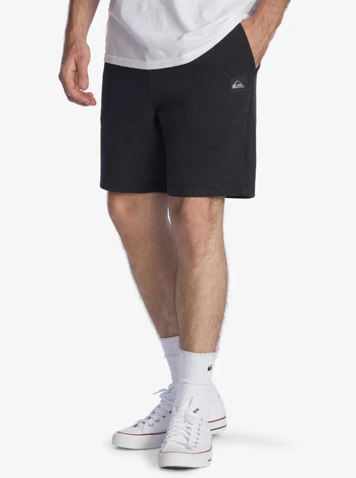 Men Quiksilver Shorts and Amphibians Stepoff Sweatshorts Dark Grey Heather Men Quiksilver Shorts and Amphibians Stepoff Sweatshorts Dark Grey Heather