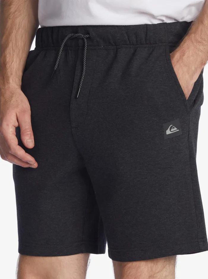 Men Quiksilver Shorts and Amphibians Stepoff Sweatshorts Dark Grey Heather Men Quiksilver Shorts and Amphibians Stepoff Sweatshorts Dark Grey Heather