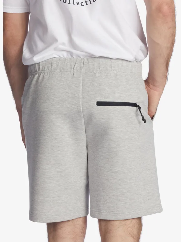 Men Quiksilver Shorts and Amphibians Stepoff Sweatshorts Light Grey Heather Men Quiksilver Shorts and Amphibians Stepoff Sweatshorts Light Grey Heather