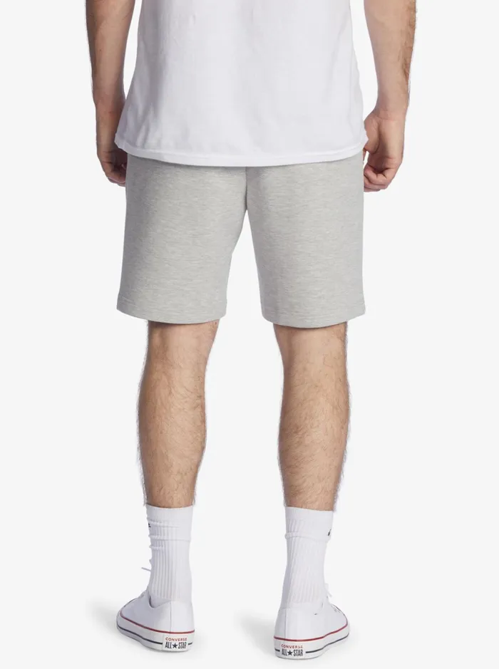 Men Quiksilver Shorts and Amphibians Stepoff Sweatshorts Light Grey Heather Men Quiksilver Shorts and Amphibians Stepoff Sweatshorts Light Grey Heather