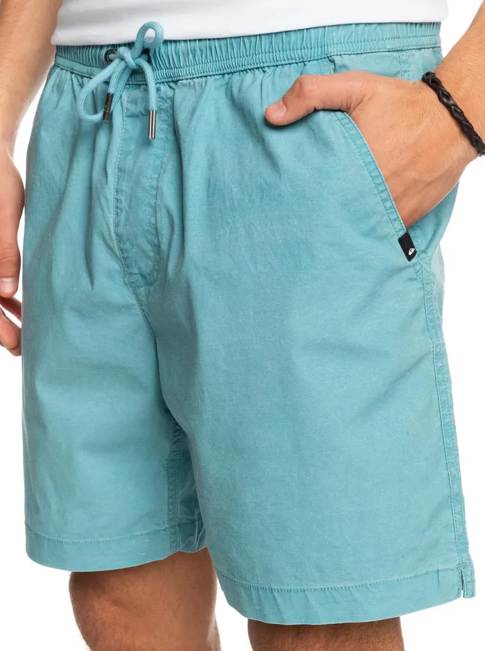 Men Quiksilver Shorts and Amphibians Taxer 17034 Elastic Waist Shorts Delphinium Blue Men Quiksilver Shorts and Amphibians Taxer 17034 Elastic Waist Shorts Delphinium Blue