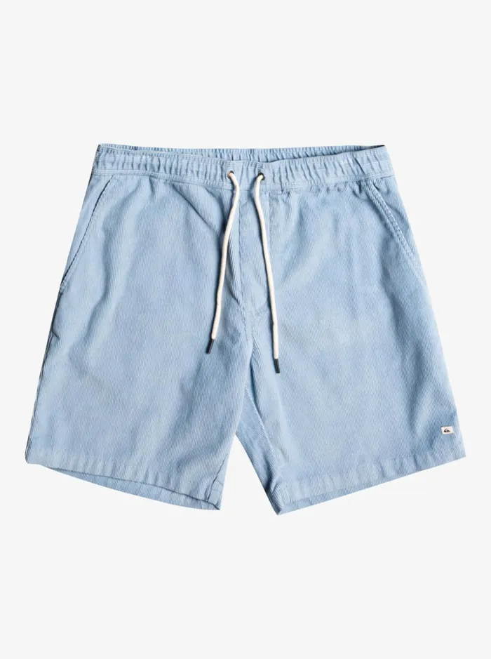 Men Quiksilver Shorts and Amphibians Taxer Cord Shorts Ashley Blue