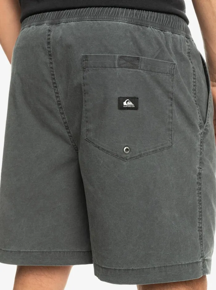 Men Quiksilver Shorts and Amphibians Taxer Elastic Waist Shorts Black Men Quiksilver Shorts and Amphibians Taxer Elastic Waist Shorts Black