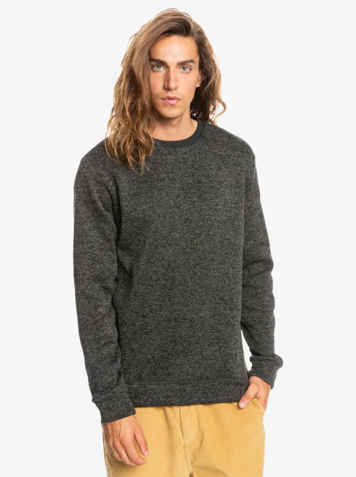 Men Quiksilver Sweatshirts and Hoodies Keller Sweatshirt Dark Grey Heather Men Quiksilver Sweatshirts and Hoodies Keller Sweatshirt Dark Grey Heather