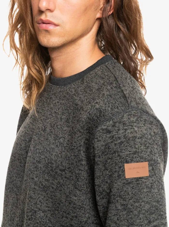 Men Quiksilver Sweatshirts and Hoodies Keller Sweatshirt Dark Grey Heather Men Quiksilver Sweatshirts and Hoodies Keller Sweatshirt Dark Grey Heather