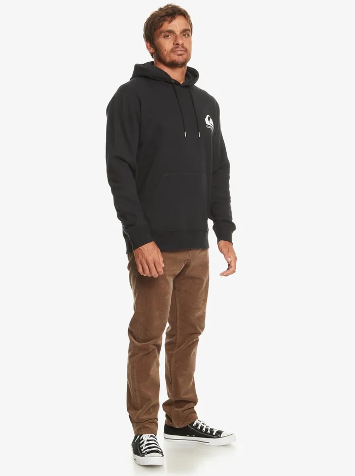Men Quiksilver Sweatshirts and Hoodies Omni Logo Hoodie Black Men Quiksilver Sweatshirts and Hoodies Omni Logo Hoodie Black