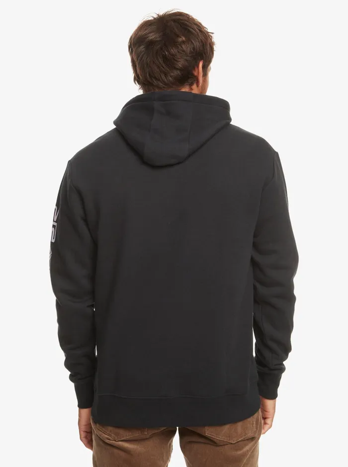 Men Quiksilver Sweatshirts and Hoodies Omni Logo Hoodie Black Men Quiksilver Sweatshirts and Hoodies Omni Logo Hoodie Black