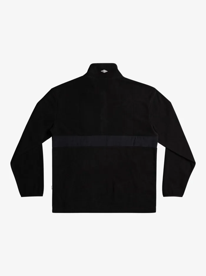 Men Quiksilver Sweatshirts and Hoodies Saturn Half Zip Fleece Black Men Quiksilver Sweatshirts and Hoodies Saturn Half Zip Fleece Black