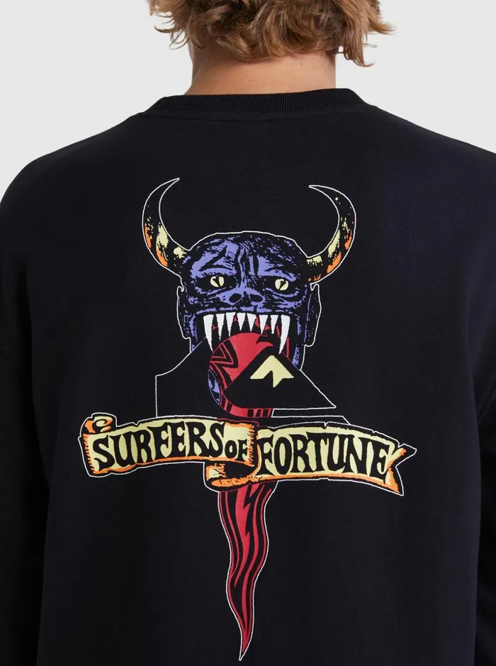 Men Quiksilver Sweatshirts and Hoodies Sof Sweatshirt Black Men Quiksilver Sweatshirts and Hoodies Sof Sweatshirt Black