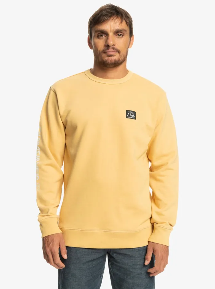 Men Quiksilver Sweatshirts and Hoodies The Original Sweatshirt Wheat Men Quiksilver Sweatshirts and Hoodies The Original Sweatshirt Wheat