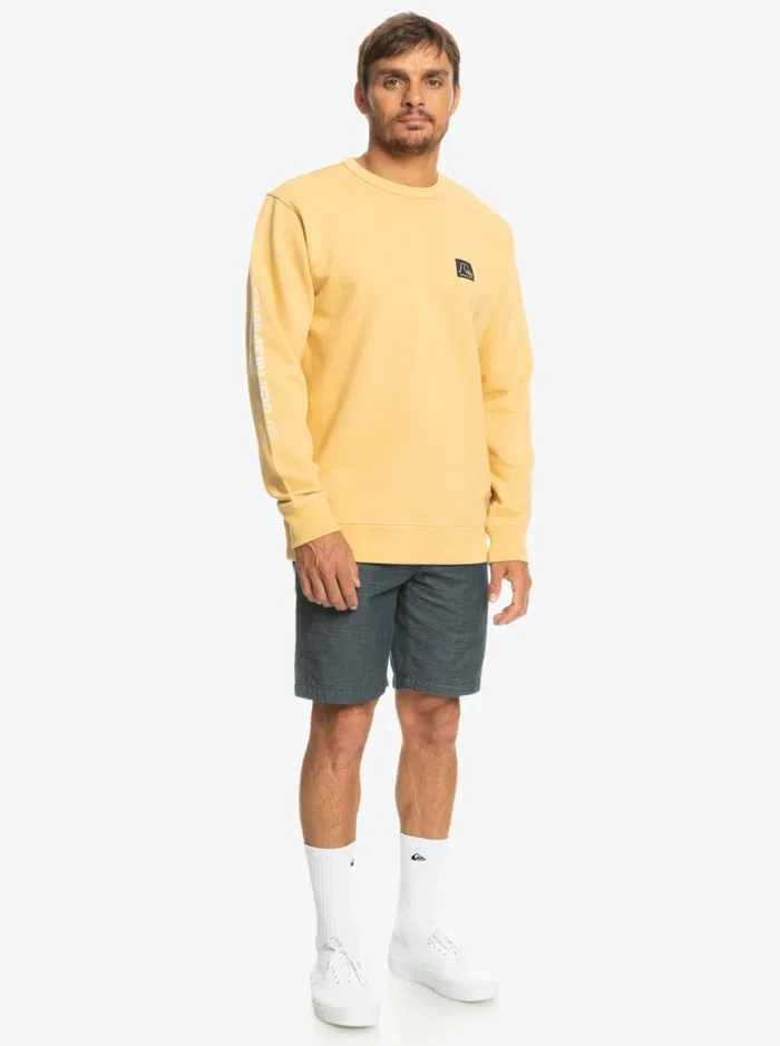 Men Quiksilver Sweatshirts and Hoodies The Original Sweatshirt Wheat Men Quiksilver Sweatshirts and Hoodies The Original Sweatshirt Wheat