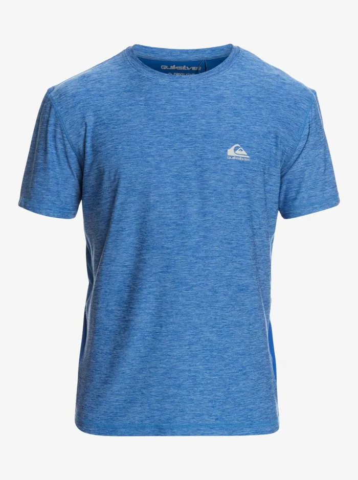 Men Quiksilver Tees Coast Runner TShirt Snorkel Blue Men Quiksilver Tees Coast Runner TShirt Snorkel Blue