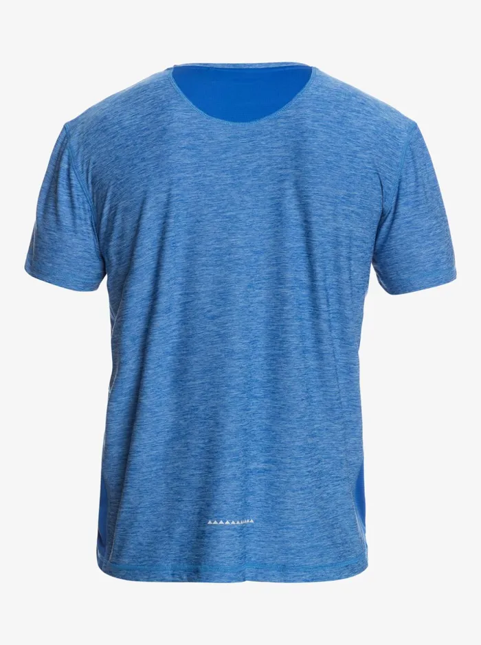 Men Quiksilver Tees Coast Runner TShirt Snorkel Blue Men Quiksilver Tees Coast Runner TShirt Snorkel Blue