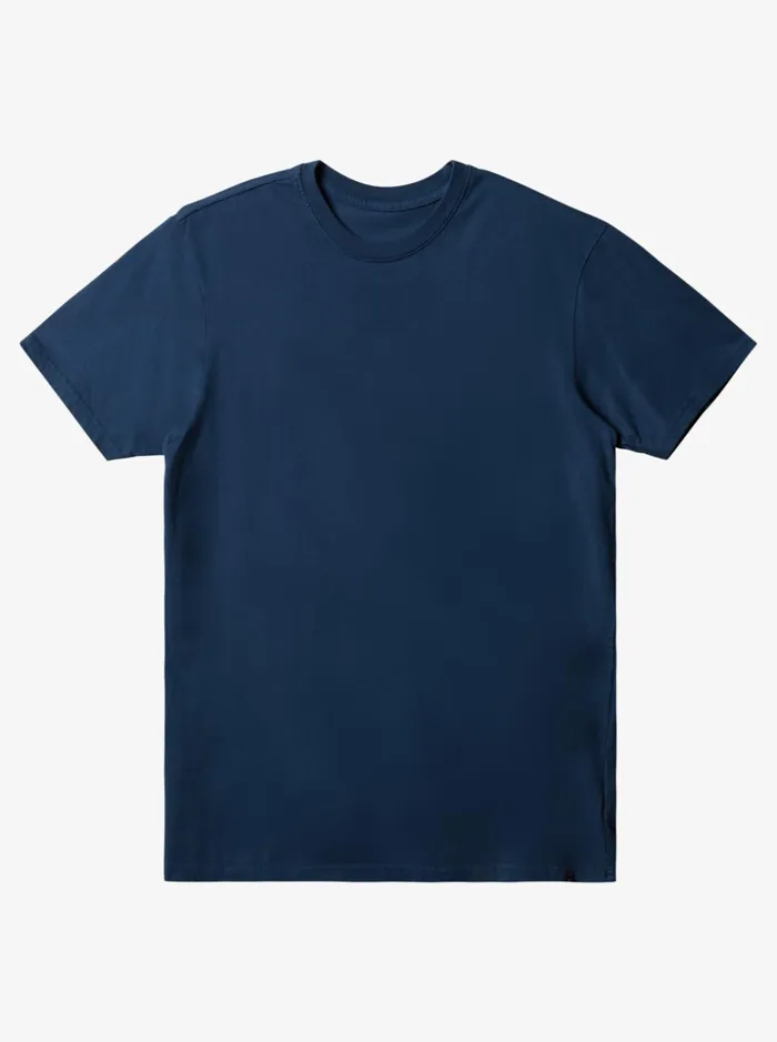 Men Quiksilver Tees Everyday TShirt Midnight Navy